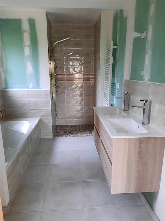 JPB MAISON BATTAIS Agrandissement De Maison 35 Sanitaire 5